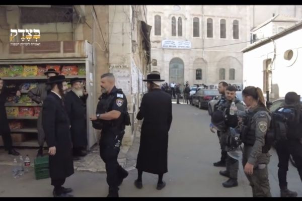 Israeli Military and Police's Controversial Actions Against Orthodox Jews Supporting Cease-Fire in Gaza